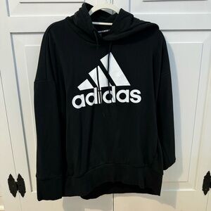 NWOT Adidas Black Large Hoodie Sweater Oversized
